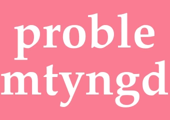 Synonym problemtyngd