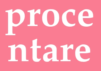 Synonym procentare