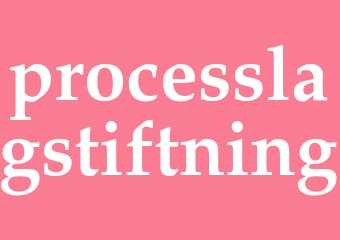 Synonym processlagstiftning
