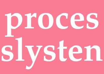 Synonym processlysten