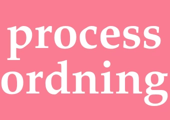Synonym processordning