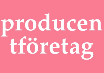 Synonym producentföretag