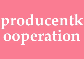 Synonym producentkooperation