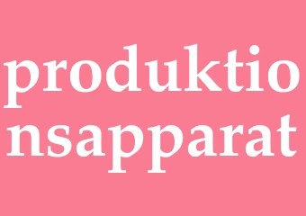 Synonym produktionsapparat
