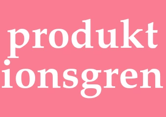 Synonym produktionsgren