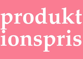 Synonym produktionspris