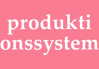 Synonym produktionssystem
