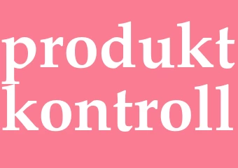 Synonym produktkontroll