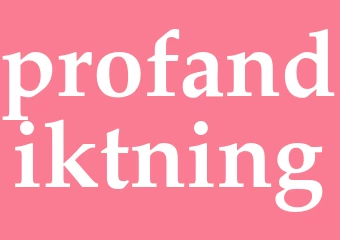 Synonym profandiktning