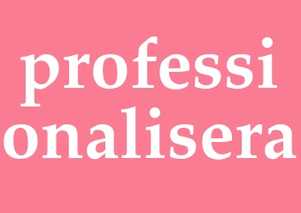 Synonym professionalisera