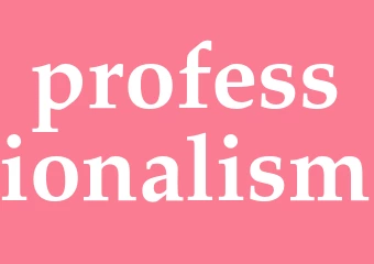 Synonym professionalism