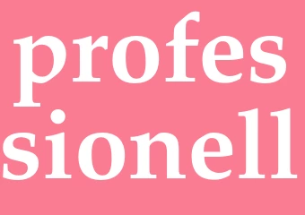 Synonym professionell