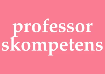 Synonym professorskompetens