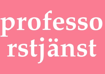 Synonym professorstjänst