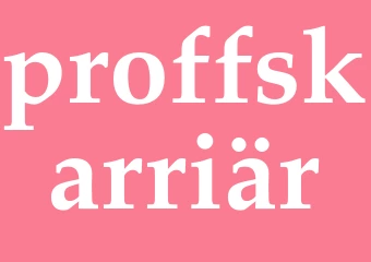 Synonym proffskarriär