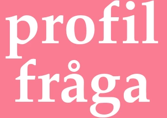 Synonym profilfråga