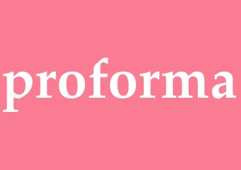 Synonym proforma