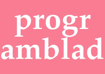 Synonym programblad