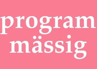 Synonym programmässig