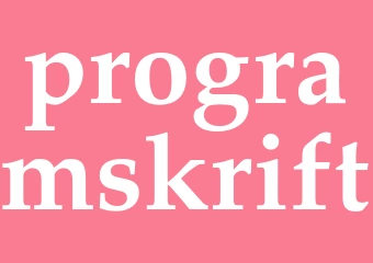 Synonym programskrift