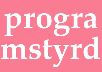 Synonym programstyrd