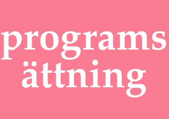 Synonym programsättning
