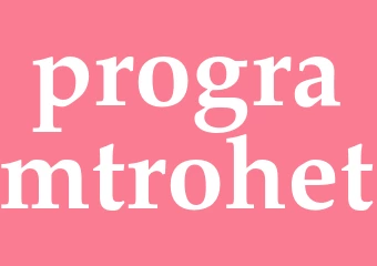 Synonym programtrohet