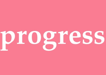 Synonym progress