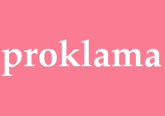 Synonym proklama