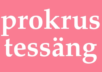 Synonym prokrustessäng