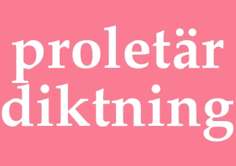 Synonym proletärdiktning