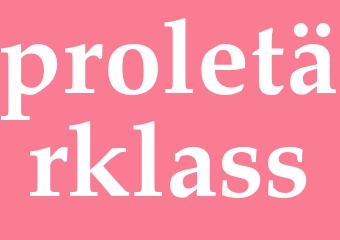 Synonym proletärklass