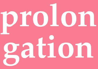 Synonym prolongation