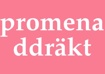 Synonym promenaddräkt