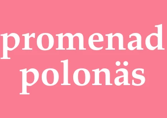 Synonym promenadpolonäs
