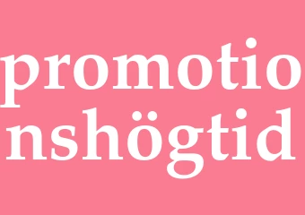 Synonym promotionshögtid