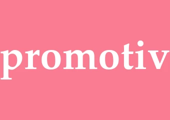 Synonym promotiv