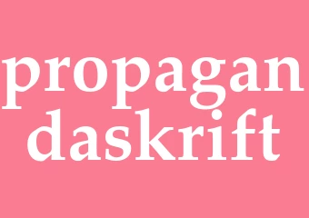 Synonym propagandaskrift