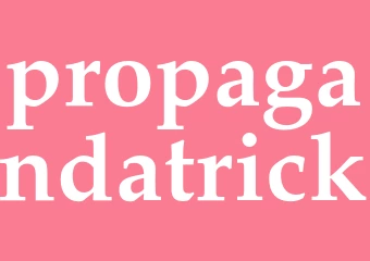 Synonym propagandatrick