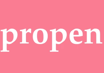 Synonym propen