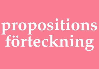 Synonym propositionsförteckning