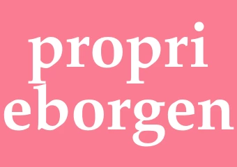 Synonym proprieborgen
