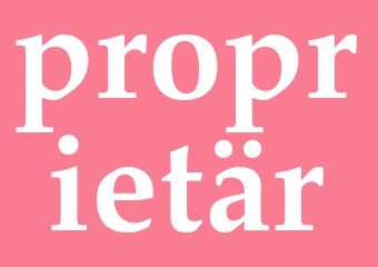 Synonym proprietär
