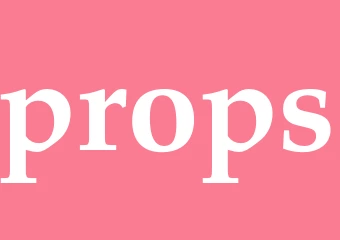 Synonym props