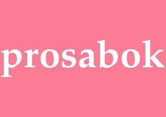Synonym prosabok