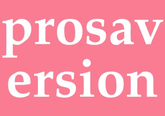Synonym prosaversion