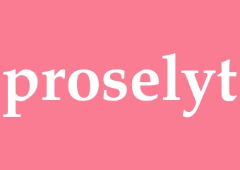Synonym proselyt