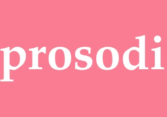 Synonym prosodi
