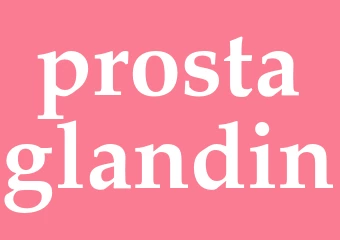 Synonym prostaglandin