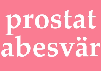 Synonym prostatabesvär
